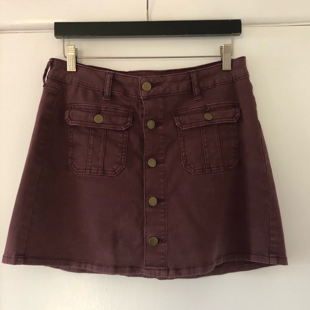 Altar’d State button-front skirt
